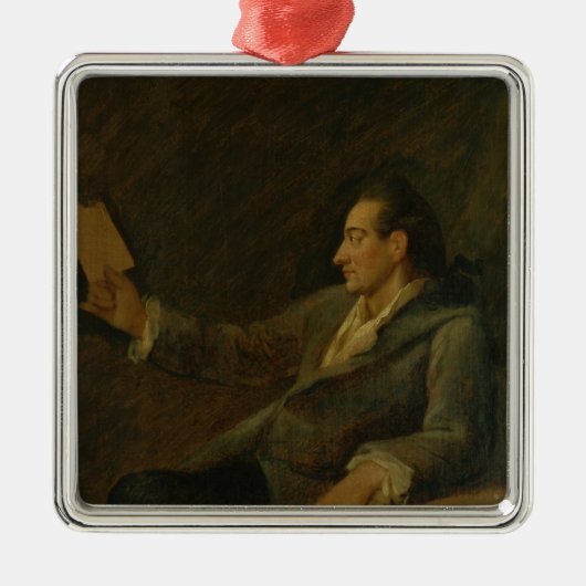 Johann Wolfgang von Goethe, 1775 Metalen Ornament (Voorkant)