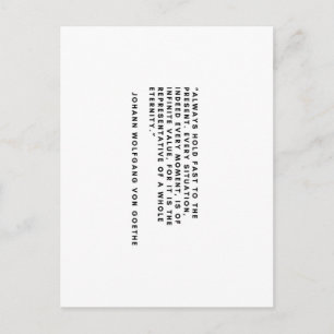 Johann Wolfgang Von Goethe Briefkaart