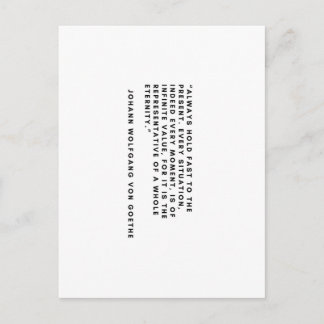 Johann Wolfgang Von Goethe Briefkaart
