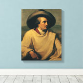 Johann Wolfgang von Goethe Canvas Afdruk (Insitu (Houten vloer))