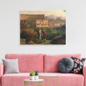 Johann Wolfgang von Goethe die een bezoek brengt a Canvas Afdruk (Insitu (Woonkamer))