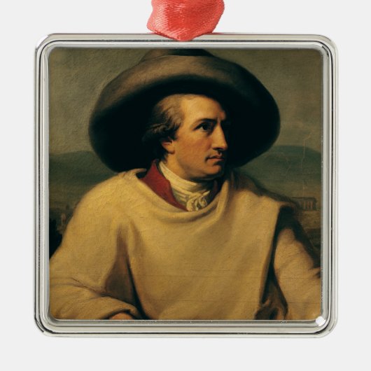 Johann Wolfgang von Goethe Metalen Ornament (Voorkant)