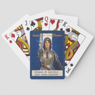 Johanna van Arkel: De Maagd van Orléans, ridderhel Pokerkaarten