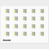 Johanna van Orléans hielp arme mensen Ronde Sticker (Vel)