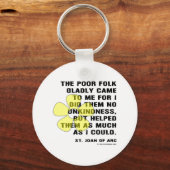 Johanna van Orléans over vriendelijkheid Sleutelhanger (Voorkant)