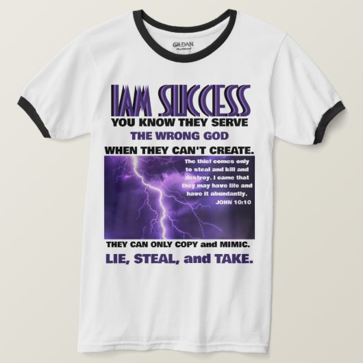 JOHANNES 10:10 T-SHIRT (Design voorkant)