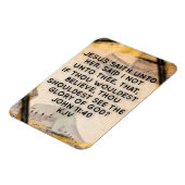 Johannes 11:40 KJV Bijbelvers Magneet (Linkerzijde)