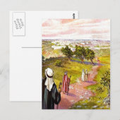 Johannes 11:55-57 Op naar Jeruzalem voor het Pasch Briefkaart (Voorkant / Achterkant)