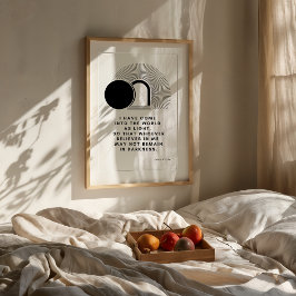 Johannes 12 46 Ik ben de lichtdruk Poster