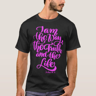 Johannes 146 Jezus De Weg Waarheid Leven Bijbelver T-shirt
