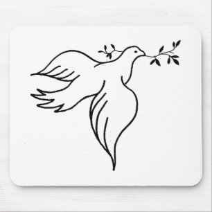 Johannes 14:27 Christendom duif vogel vleugels vlu Muismat