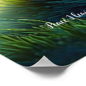 Johannes 14:27 Groene weiden Kleurrijke weiden Poster (Hoek)