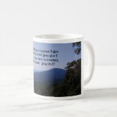 Johannes 14:27 Vrede Ik verlaat met u Koffiemok (Voorkant rechts)