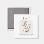 Johannes 14:27 Vrede Ik verlaat met u Magneet (Voorkant / Achterkant)