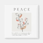 Johannes 14:27 Vrede Ik verlaat met u Magneet (Voorkant)