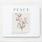 Johannes 14:27 Vrede Ik verlaat met u Muismat (Voorkant)