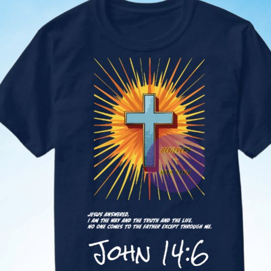 Johannes 14:6 Bijbelse Schrift - Christelijk T-shirt
