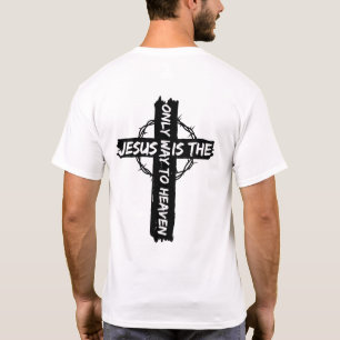 Johannes 14:6 Bijbelvers Christelijk T-shirt op wi