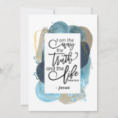 Johannes 14:6 Ik ben de Weg Christelijke Bijbelse  (Voorkant)