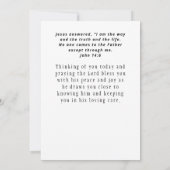 Johannes 14:6 Ik ben de Weg Christelijke Bijbelse  (Achterkant)