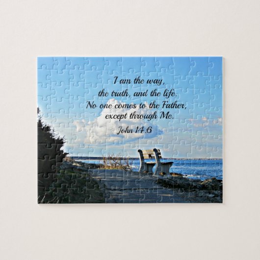 Johannes 14:6 Ik ben de weg Legpuzzel (Horizontaal)