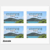 Johannes 14:6 Ik ben de weg Rechthoekige Sticker (Vel)