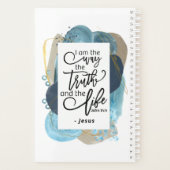 Johannes 14:6 Ik ben de Weg Waarheid Leven Christe Planner (Achterkant)