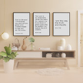 Johannes 14:6 – Minimalistische Bijbeltekst Poster