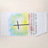 JOHANNES 14:6 Strandlaken (Voorkant)