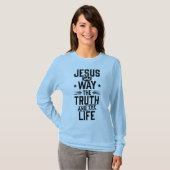 Johannes 14:6 t-shirt (Voorkant volledig)