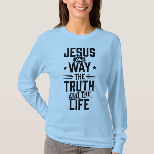 Johannes 14:6 t-shirt (Voorkant)