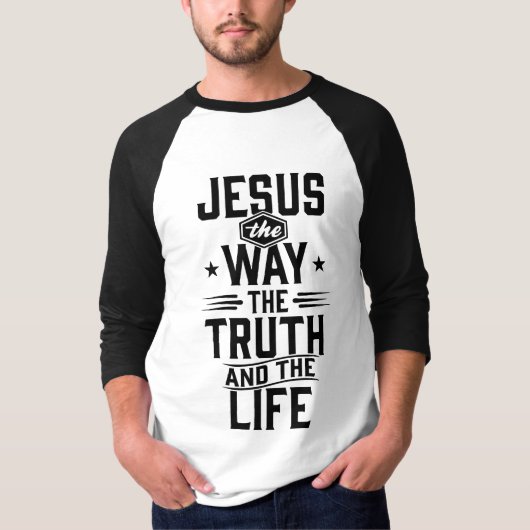 Johannes 14:6 t-shirt (Voorkant)