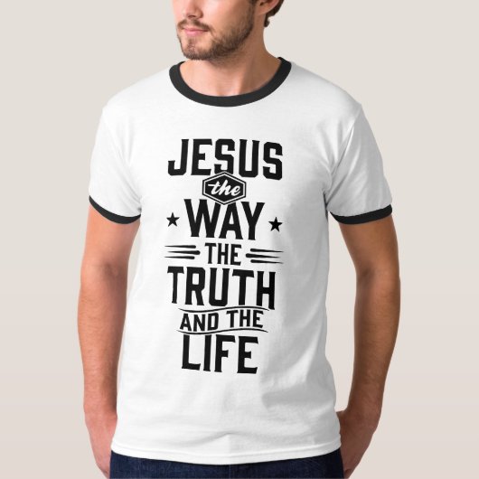 Johannes 14:6 t-shirt (Voorkant)