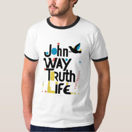 Johannes 14:6 Weg waarheidsleven Abstract T-shirt