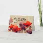 Johannes 15:12 Liefde Een Andere Bijbel Verse Rode Kaart (Voorkant)