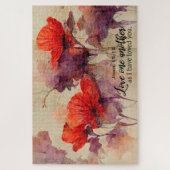 Johannes 15:12 Liefde Een Andere Bijbel Verse Rode Legpuzzel (Verticaal)