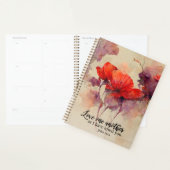 Johannes 15:12 Liefde Een Andere Bijbel Verse Rode Planner (Display)