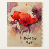 Johannes 15:12 Liefde Een Andere Bijbel Verse Rode Planner (Achterkant)