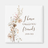 Johannes 15:15 Ik heb u vrienden genoemd Bijbelver Magneet (Voorkant)