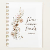 Johannes 15:15 Ik heb u vrienden genoemd Bijbelver Planner (Voorkant)