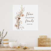 Johannes 15:15 Ik heb u vrienden genoemd Bijbelver Poster (Keuken)