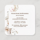 Johannes 15:15 Ik heb u vrienden genoemd Bijbelver Vierkante Visitekaartje (Achterkant)