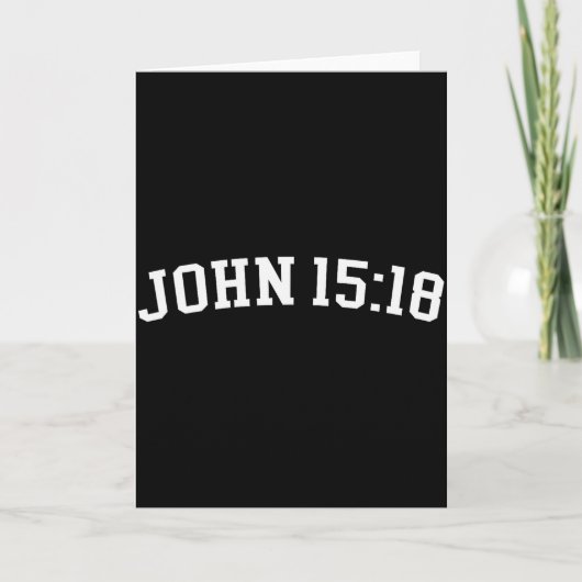 Johannes 15_18 kaart (Voorkant)