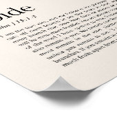 Johannes 15:1-5 Ik ben de Ware Wijnstok, blijf in Poster (Hoek)