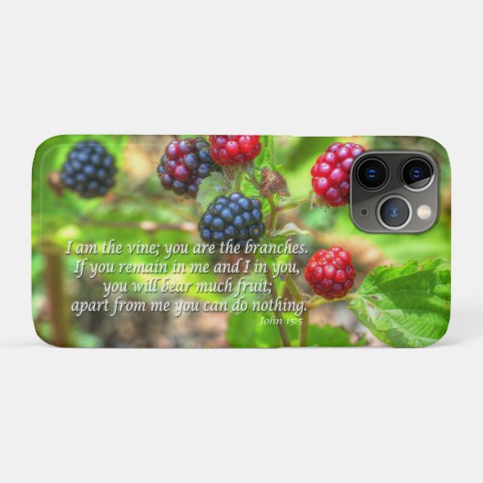 Johannes 15:5 Case-Mate iPhone case (Achterkant (horizontaal))