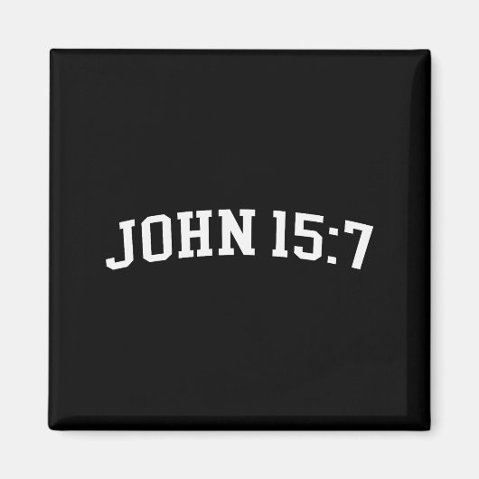 Johannes 15 7 magneet (Voorkant)