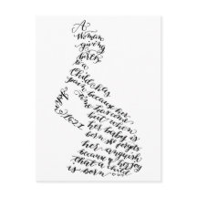 Johannes 16:21 Briefkaart