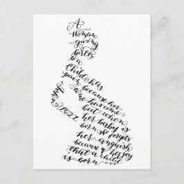 Johannes 16:21 Briefkaart