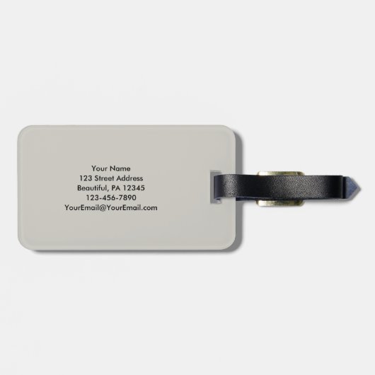 Johannes 16:33 Ik heb Overwonnen Bijbelvers Christ Bagagelabel (Achterkant horizontaal)