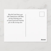 Johannes 16:33 Ik heb Overwonnen Bijbelvers Christ Briefkaart (Achterkant)